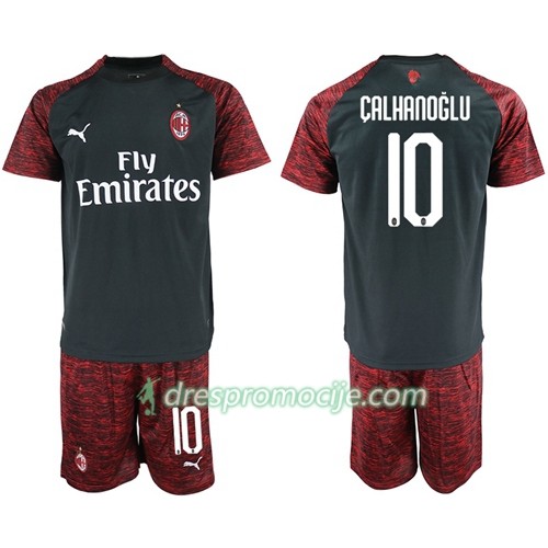 AC Milan Dres Calhanoglu 10 Dječji Treći 2018/19 Kratkih Rukava AC Milan Dres Calhanoglu 10 Dječji Treći 2018/19 Kratkih Rukava